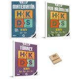Arı LGS 8. Sınıf Matematik Fen Bilimleri ve Türkçe Haftalık Kazanım Denemeleri 3lü Set + Telefon Standı