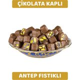 Arı Lokumları 500 gr Çikolata Kaplı Duble Antep Fıstıklı Lokum