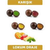 Arı Lokumları Karışık Aromalı Lokum Draje (Limon, Çilek, Portakal, Nane) 1kg - 1 kg