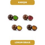 Arı Lokumları Karışık Aromalı Lokum Draje (Limon, Çilek, Portakal, Nane) 500 gr