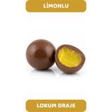 Arı Lokumları Sütlü Çikolata Kaplı Limon Aromalı Lokum Draje 250 gr