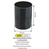 ARI METAL 3 LT ÇÖP KOVASI İÇ KOVALI ÇEMBERLİ PASLANMAZ