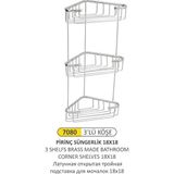 ARI METAL SÜNGERLİK ÜÇLÜ AÇIK 18X18 PİRİNÇ