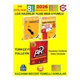 Arı Yayın 8.Sınıf 2026 Atölyem Seti Türkçe-Paragraf-Paragrafın Ritmi Beceri Temelli Soru Bankası