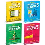 Arı Yayıncılık 5.Sınıf 4'Lü Atölyem Seti(Türkçe-Matematik-Fen-Sosyal)