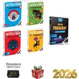 Arı Yayıncılık - 5.sınıf Fen - Matematik - Türkçe - Sosyal Bilgiler Atölyem+Gün Gün Paragraf Seti Kronometre Hediye