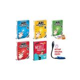 Arı Yayıncılık 5 Sınıf Kolay+Orta Ve Zor Kazanım Odaklı Beceri Temelli Sorularla Tam Set +Kitap Okuma Işığı Hediye (Çok Renkli)