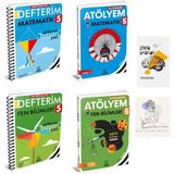 Arı Yayıncılık 5.sınıf Mat-Fen Konu Anlatım Defter ve Atölyem Soru BANKASI+ZİHİNDENEME-KD630