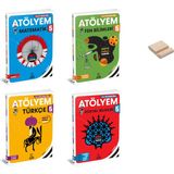 Arı Yayıncılık 5. Sınıf Matematik Türkçe Fen ve Sosyal Atölyem 4'lü Set + Telefon Standı