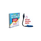 Arı Yayıncılık 5 Sınıf Matematik YENİ NESİL DEFTER Etkinlik ve Uygulama Soruları + Kitap Okuma Işığı Hediye (Çok Renkli)