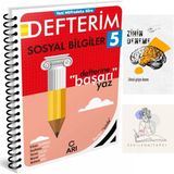 Arı Yayıncılık 5.sınıf Sosyal Konu Anlatım DEFTER+ZİHİNDENEME-KD430