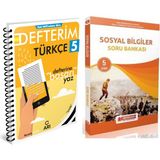 Arı Yayıncılık 5. Sınıf Türkçe Akıllı Defteri Ve Referans Sosyal Bilgiler Soru Bankası Seti 2 Kitap