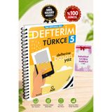 Arı Yayıncılık 5. Sınıf Türkçe Defteri Maarif Model Güncel Baskı