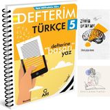 Arı Yayıncılık 5.sınıf Türkçe Konu Anlatım DEFTER+ZİHİNDENEME-KD462