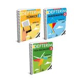 Arı Yayıncılık 5. Sınıf Türkçe - Matematik - Fen Bilimleri Defterim - Etkinlikli