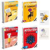 Arı Yayıncılık 5.sınıf Türkçe-Sosyal Konu Anlatım Defter ve Atölyem Soru BANKASI+ZİHİNDENEME-KD223