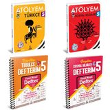 Arı Yayıncılık 5.Sınıf Türkçe ve Sosyal Atölyem + Defterim Seti
