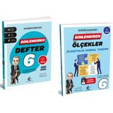 Arı Yayıncılık 6. Sınıf Dinlendiren Defter ve Ölçekler 36 Haftalık Sarmal Tarama - Konu Anlatımlı