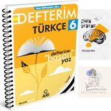 Arı Yayıncılık 6.sınıf Türkçe Konu Anlatım DEFTER+ZİHİNDENEME-KD579
