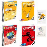 Arı Yayıncılık 6.sınıf Türkçe-Sosyal Konu Anlatım Defter ve Atölyem Soru BANKASI+ZİHİNDENEME-KD718