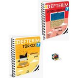 Arı Yayıncılık 7. Sınıf Türkçe Defterim - 7. Sınıf Sosyal Bilgiler Defterim + Anahtarlık