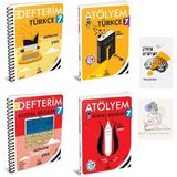 Arı Yayıncılık 7.sınıf Türkçe-Sosyal Konu Anlatım Defter ve Atölyem Soru BANKASI+ZİHİNDENEME-KD241