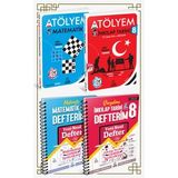 Arı Yayıncılık 8. SINIF ARI YAYINLARI MATEMATİK+İNKILAP ATÖLYEM VE DEFTER SETİ (Çok Renkli)
