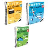 Arı Yayıncılık 8 Sınıf Defterim Matematik+Türkçe+Fen