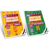 Arı Yayıncılık 8.Sınıf Türkçe - Fen Bilimleri Haftalık Kazanım Deneme 2 Kitap