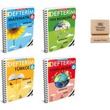 Arı Yayıncılık Arı 6. Sınıf Matematik Fen Bilimleri Türkçe ve Sosyal Bilgiler Defterim 4lü Set + Telefon Standı