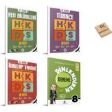 Arı Yayıncılık Arı Lgs 8. Sınıf Fen Türkçe Inkılap ve Din Haftalık Kazanım Denemeleri 4lü Set + Telefon Standı