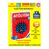 Arı Yayıncılık Arı Yayınları 2026 5.Sınıf Atölyem Sosyal Bilgiler %100 Yeni Müfredat Soru Bankası+Kalem