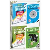 Arı Yayıncılık ARI YAYINLARI 5. SINIF MATEMATİK + FEN BİLİMLERİ ATÖLYEM VE DEFTER SETİ (Çok Renkli)