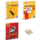 Arı Yayıncılık Lgs 8. Sınıf Atölyem Türkçe Paragraf ve Paragrafın Ritmi 3lü Set + Telefon Standı
