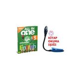 Arı Yayıncılık New All In One English 5. Sınıf Kazanımdan Yeni Nesile 600 Soru Aşamalı Konu + Kitap Okuma Işığı (Çok Renkli)
