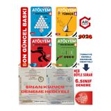Arı Yayıncılık Yayınları 6 Sınıf Matematik Fen Türkçe Sosyal Akıllı Atölyem Seti 4 Kitap Sinan Kuzucu Deneme Hediye