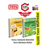 Arı Yayınları 2025 5.Sınıf Türkçe-Fen Konu Anlatımlı Etkinlik Defter+Kalem