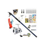 Aria-6000A Kendo Blue Bass 420Cm 100-250Gr Profesyonel Surf Kıyı Olta Takımı Seti