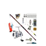 Aria-8000A Remixon Strong Tele Surf 420Cm 100-250Gr Profesyonel Sazan Kıyı Olta Takımı Seti