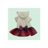 Aria Pet Boutique Köpek Ekose Polar Elbise (X-Small)