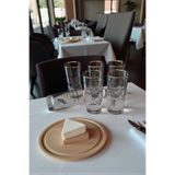 ariana sytle Yaldızlı 6'lı 190 ml Muhabbet Rakı Bardağı Gld