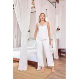 Arias Closet Dantelli Dekolteli Saten Pijama Takımı