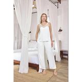 Arias Closet Dantelli Ve Dekolteli Saten Pijama Takımı