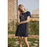 Arias Closet Meyve Ve Yaprak Baskılı Dantelli Feel Good Gecelik