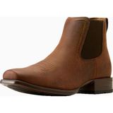 Ariat Booker Ultra Kare Burun Erkek Western Binici Bot - Koyu Kahverengi