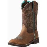Ariat Delilah Round Toe Kadın Deri Western Bot - Kahverengi