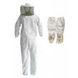 Arıc Tulum Kıyafet Set M (Tulum Maske+Arıcı Uzun Eldiven) Sedef