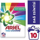 Ariel 1.5 Kg Dağ Esintisi Toz Çamaşır Deterjanı 10 Yıkama Renkliler için Standart Koku - 1,5 kg