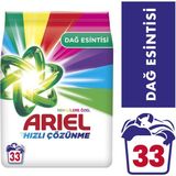 Ariel 5 Kg Dağ Esintisi Renklilere Özel Toz Çamaşır Deterjanı 33 Yıkama Güçlü Leke Çıkarma