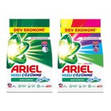 Ariel 7 kg Toz Çamaşır Deterjanı Dağ Esintisi + 7 kg Renklilere Özel 9 kg Çamaşır Deterjanı